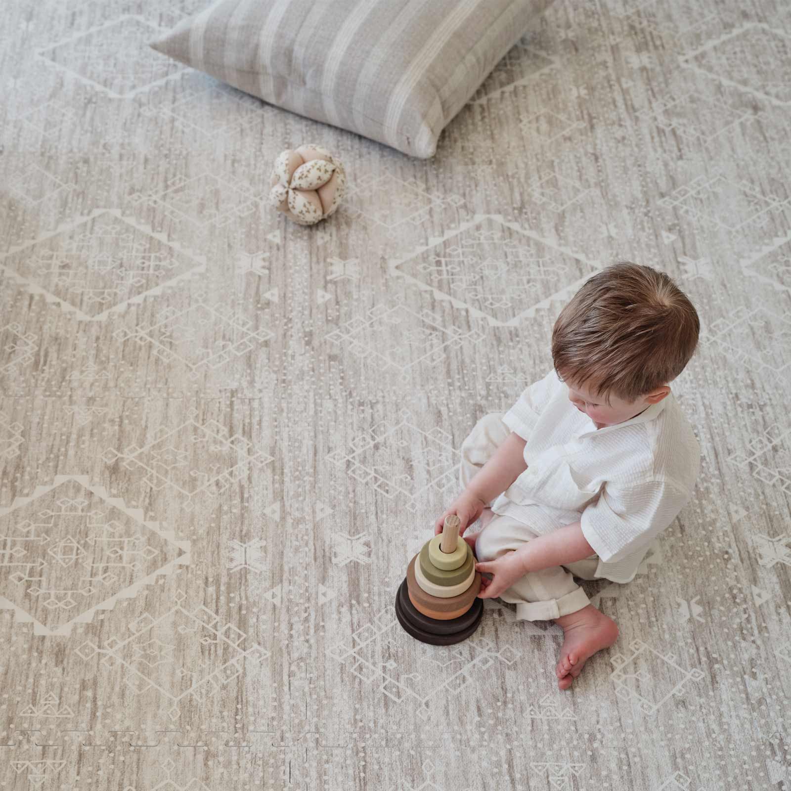Little Nomad Play Mat | Non-Toxic Baby Play Mat for Crawling & Tummy Time | Soft & Safe Floor Mat for Nursery, Daycare & Home Play Areas
