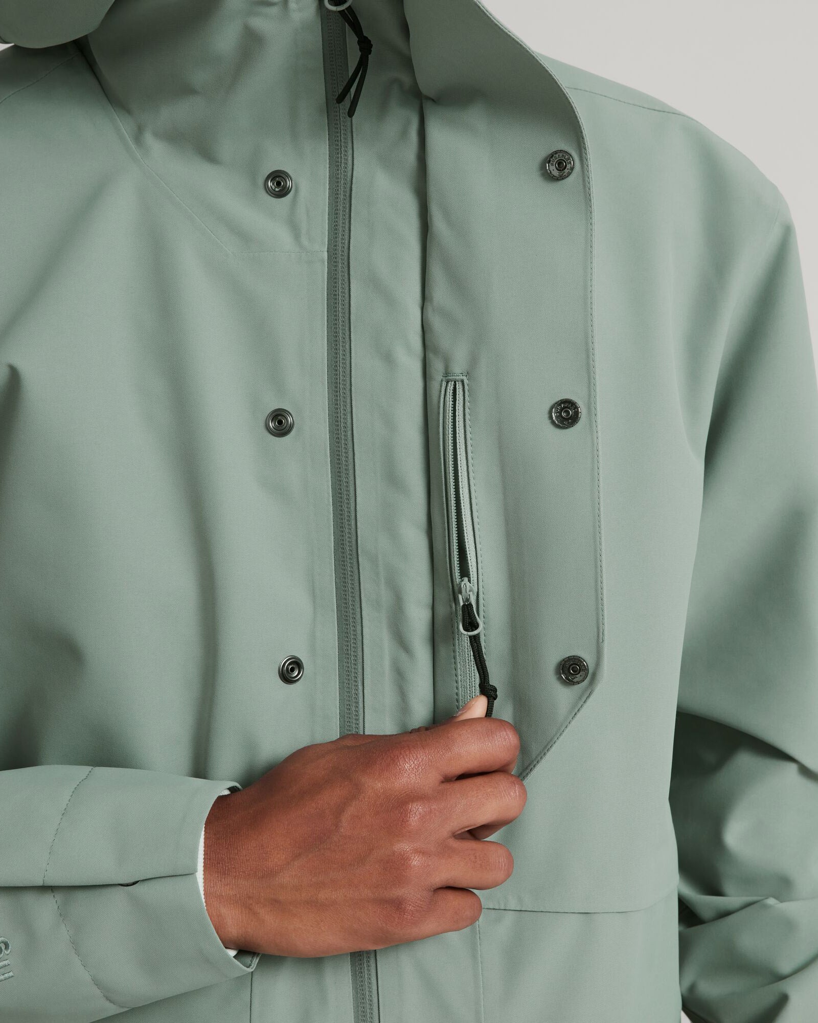 Amphi 2L Men's 3-in-1 Waterproof Parka Jacket - Gum Tree Color for Outdoor Hiking, Camping & Winter Activities