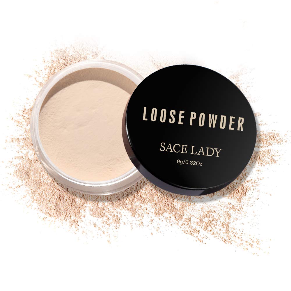 Flawless Matte Foundation & Full Coverage Concealer Set - Oil Control Loose Powder & Makeup Sponge Kit (4Pcs) | Waterproof Long-Lasting Natural Cosmetics for Women | Perfect for Daily Wear, Special Occasions & Photo Shoots