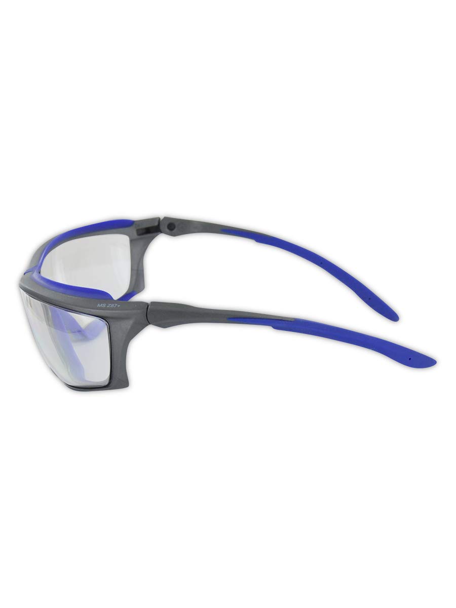 Impact Resistant Anti-Fog Safety Glasses with TPR Cushion - 24 Pairs for Indoor & Outdoor Use - Perfect for Construction, Woodworking, and DIY Projects