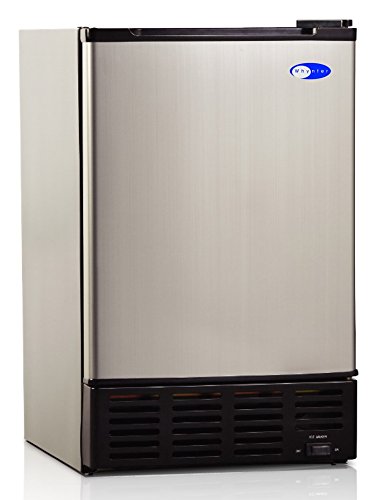 Whynter UIM-155 Stainless Steel Built-In Ice Maker - 28LBS Daily Output, Energy Efficient, Perfect for Home Bars, Restaurants & Offices