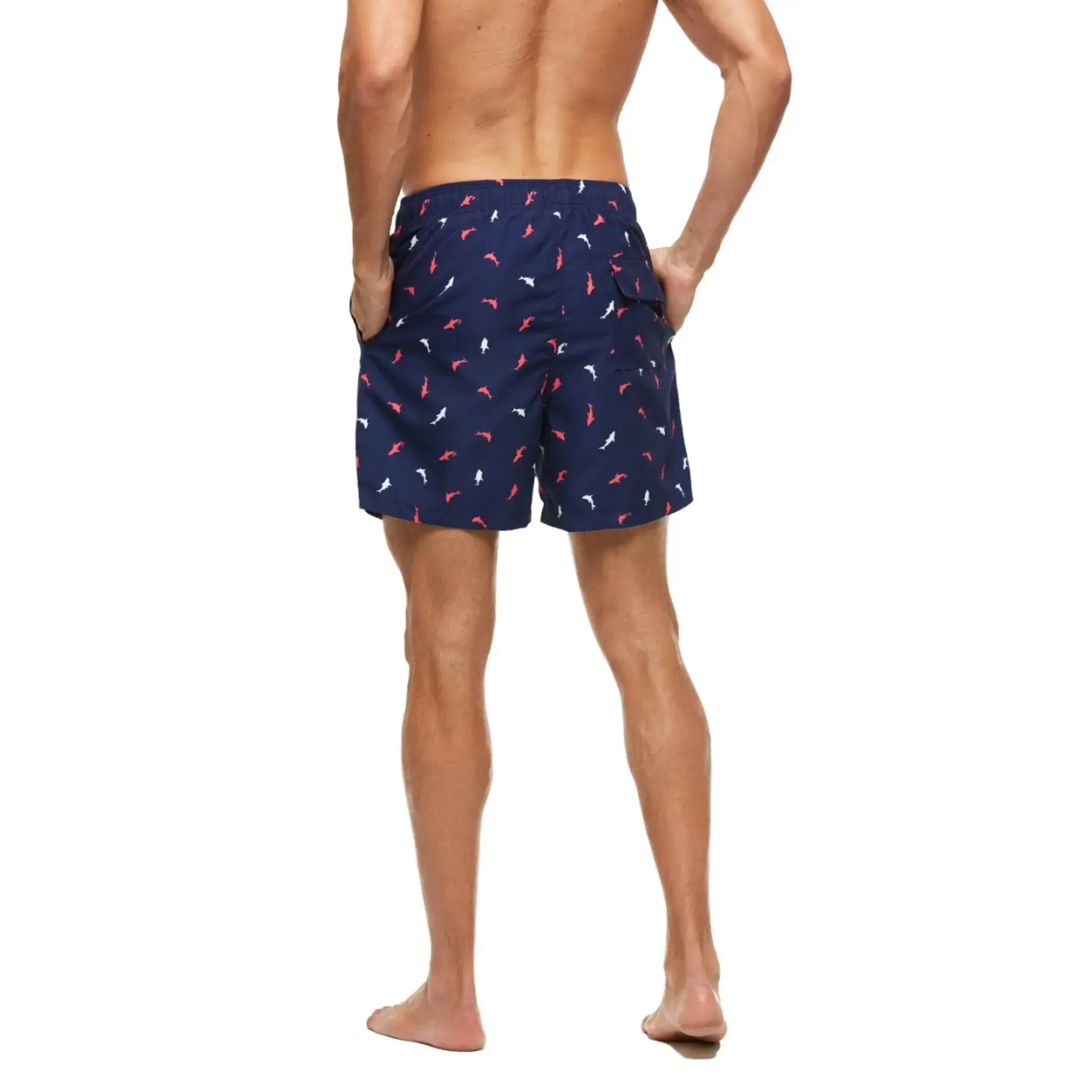 Men's Quick-Dry Swim Trunks with Stylish Print - Comfortable Beach Shorts for Swimming, Surfing & Summer Vacations
