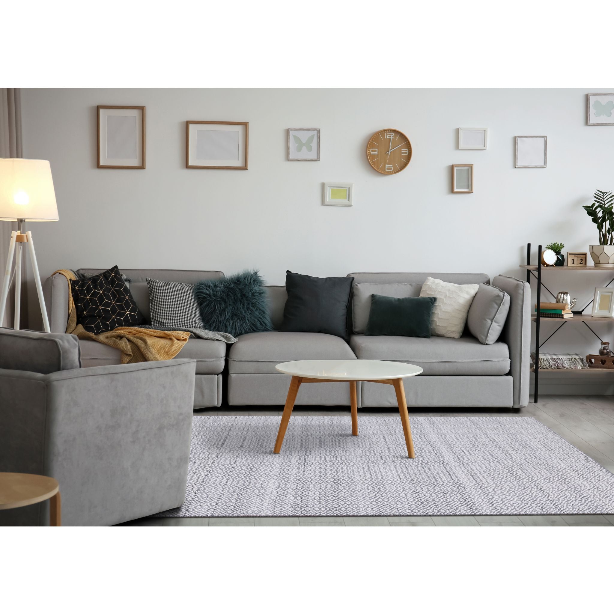 Aspen Area Rug 5x8 Feet - Soft Plush Shaggy Rug for Living Room, Bedroom - Non-Slip, Stain Resistant - Perfect for Cozy Home Decor & High Traffic Areas