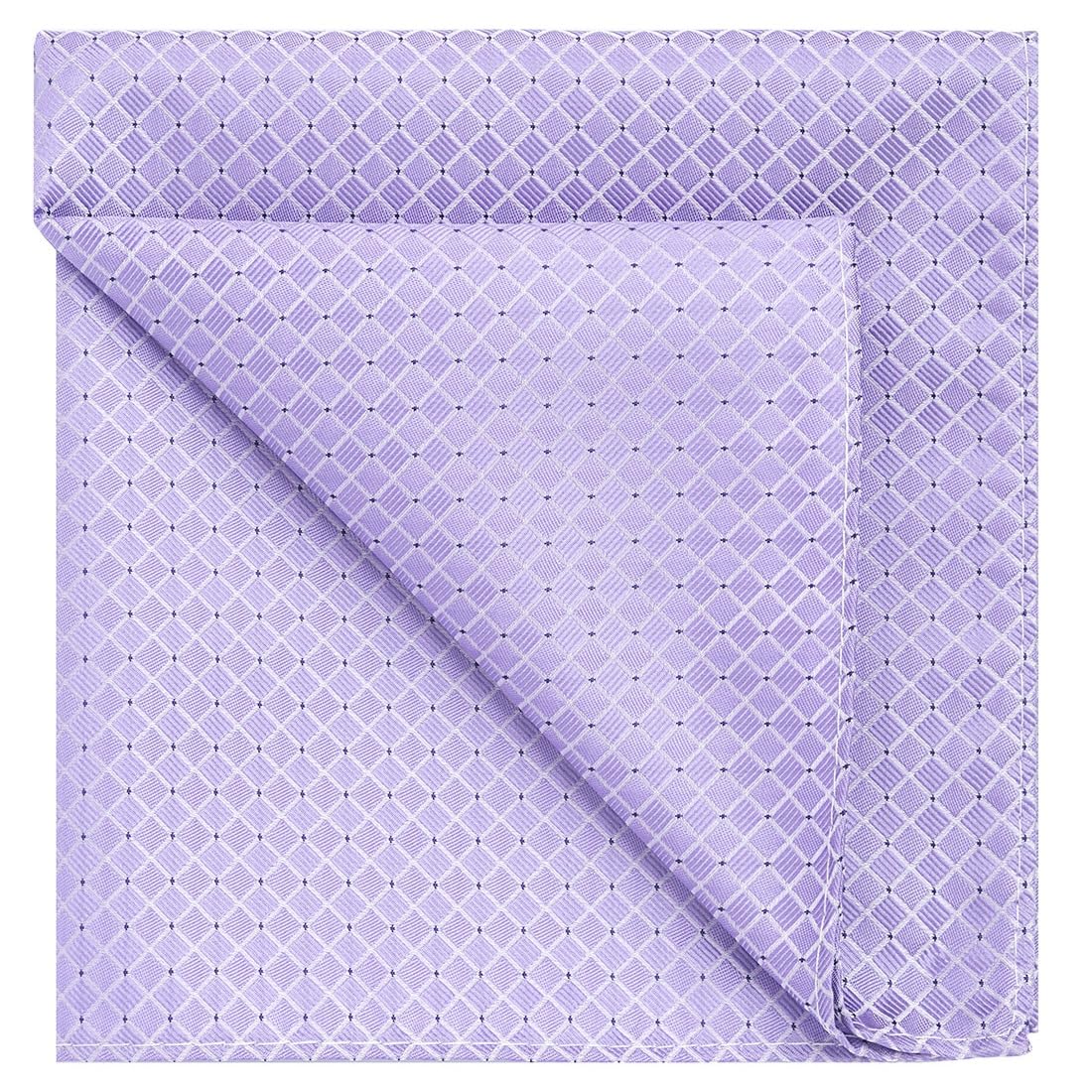 Premium Solid Color Pocket Square Wedding Handkerchief for Men - Silk-Like Fabric with Gift Box - Perfect for Weddings, Prom, and Formal Events