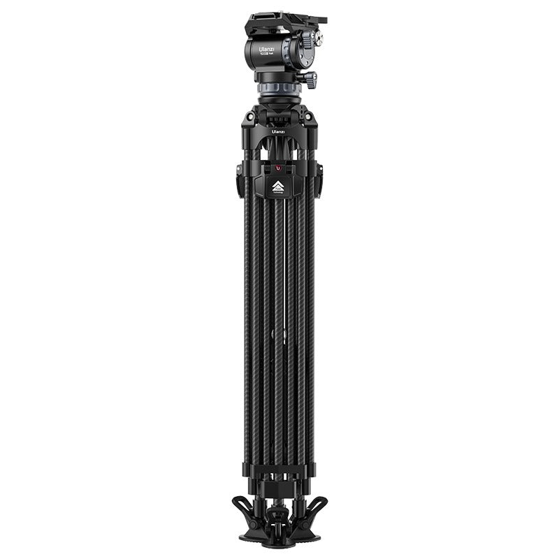 Ulanzi VideoFast Heavy Duty Tripod Kit - Professional Aluminum Camera Tripod Stand with Quick Release Plate for DSLR, Mirrorless, Camcorder - Perfect for Vlogging, YouTube, Live Streaming & Outdoor Photography