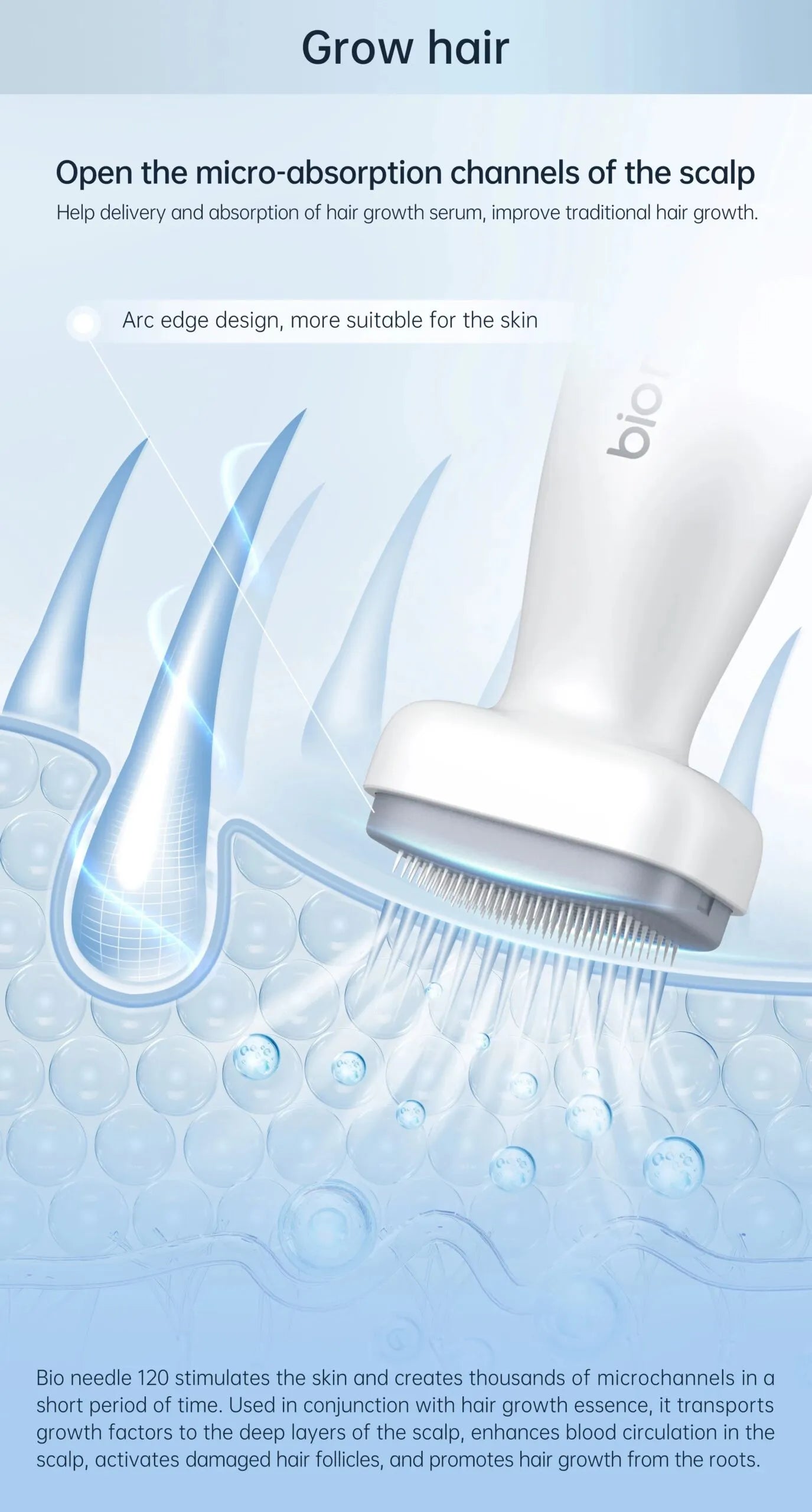 Professional Bio Needle Derma Stamp Microneedling Roller for Skin Rejuvenation - At-Home Facial Treatment for Wrinkles, Acne Scars & Anti-Aging | Perfect for DIY Skincare Routine & Spa Days