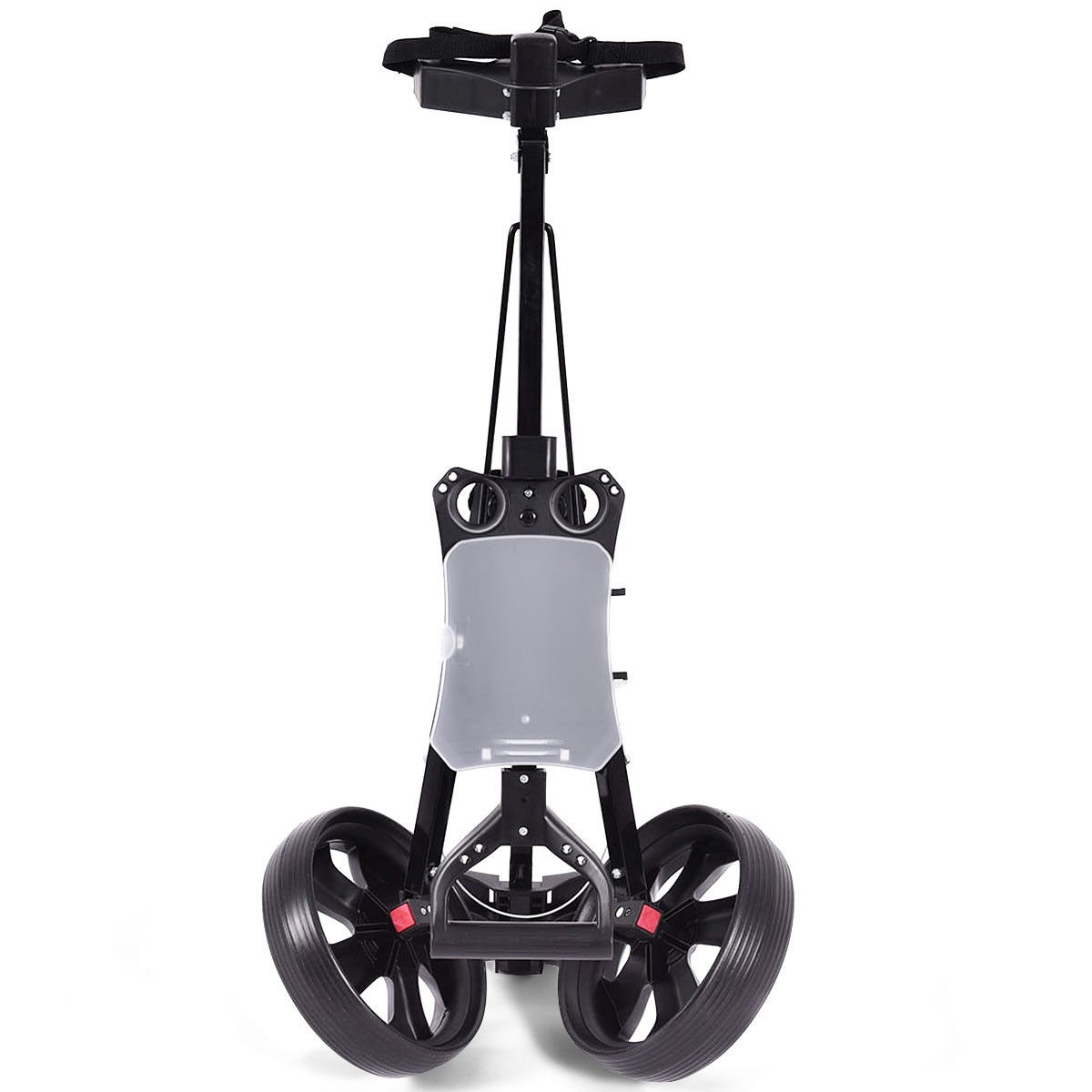 DORTALA 2 Wheel Foldable Golf Push Cart with Scoreboard - Lightweight, Easy Open/Close & Multi-Functional Golf Trolley for Men & Women | Perfect for Course Rounds, Practice Sessions & Outdoor Events