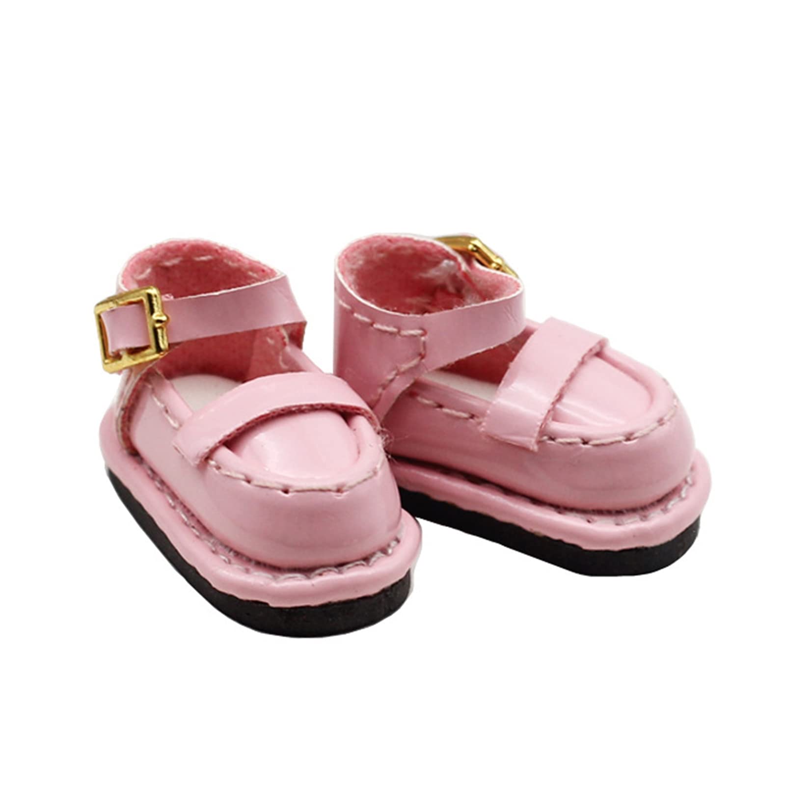 1/12 BJD Doll Shoes - Lovely Mini Boots for Dress Up & Pretend Play, Princess Toy Gift (Pink) - Perfect for Doll Collectors, BJD Enthusiasts & DIY Fashion Scenes