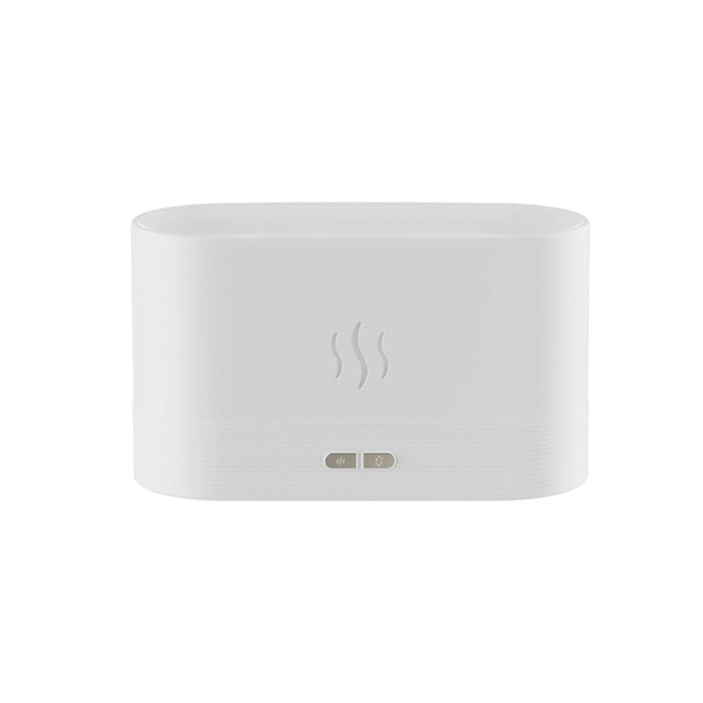 Ultrasonic Cool Mist Humidifier with Aromatherapy Diffuser - Essential Oil Diffuser, LED Night Light, and Flame Lamp for Home, Office, and Bedroom Relaxation