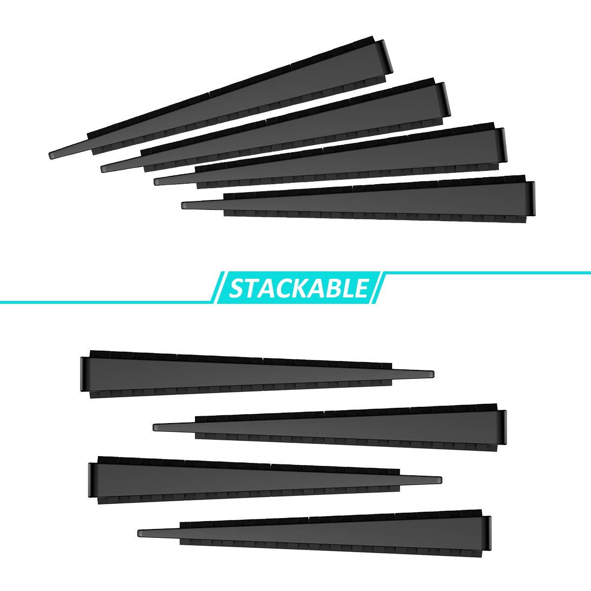 36-Piece Plastic Shims for Leveling - Strong & Durable Furniture Wedges for Tables, Chairs, Cabinets & Table Legs | DIY Adjustable Levelers for Home & Restaurant Use | Perfect for Uneven Floors & Wobbly Furniture