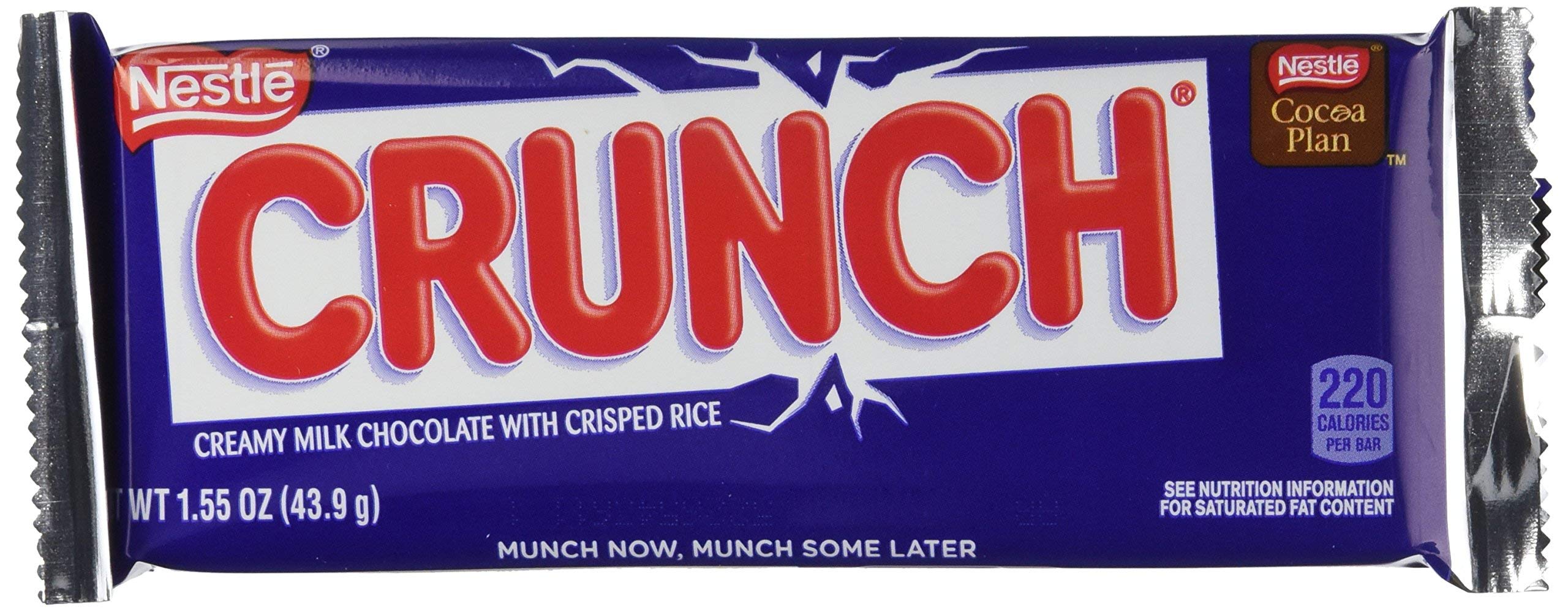 Nestle Crunch Candy Bars Bulk Pack - 1.55oz Bars (36 Count, 2 Packs) | Great for Halloween Treats, Party Favors, Office Snacks & Gift Baskets