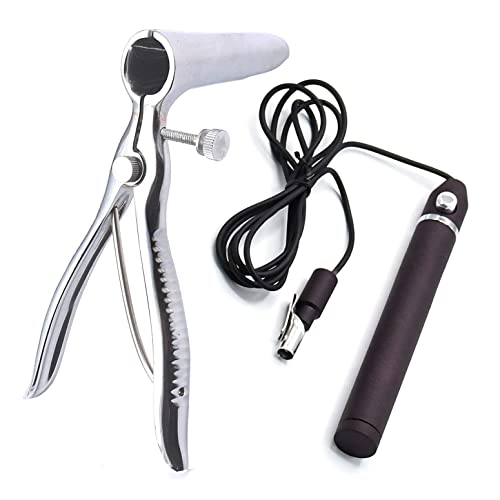 AAProTools Sims Rectal Speculum with LED Light - Chocolate Color Medical Speculum for Gynecological Exams, Proctology & Clinical Procedures