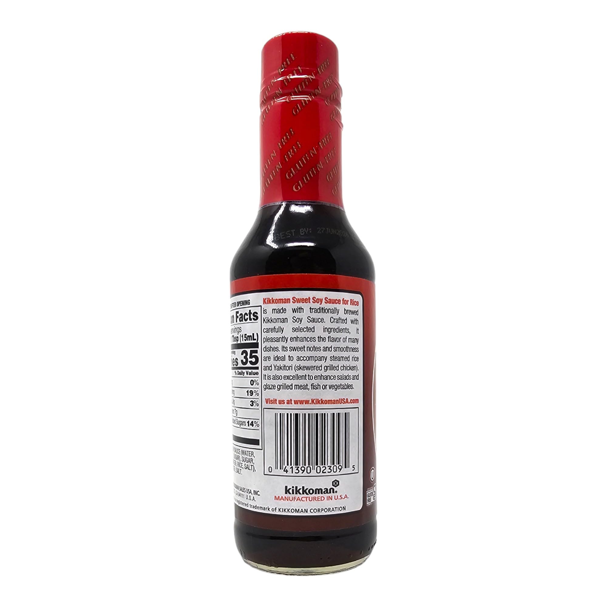 Premium Sweet Soy Sauce (Pack of 2) - 10 oz Each - Authentic Traditional Brewed Gluten-Free Seasoning for Rice, Stir Fry, Marinades & Asian Cooking