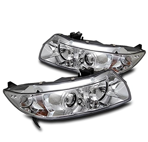Chrome housing with clear lens
