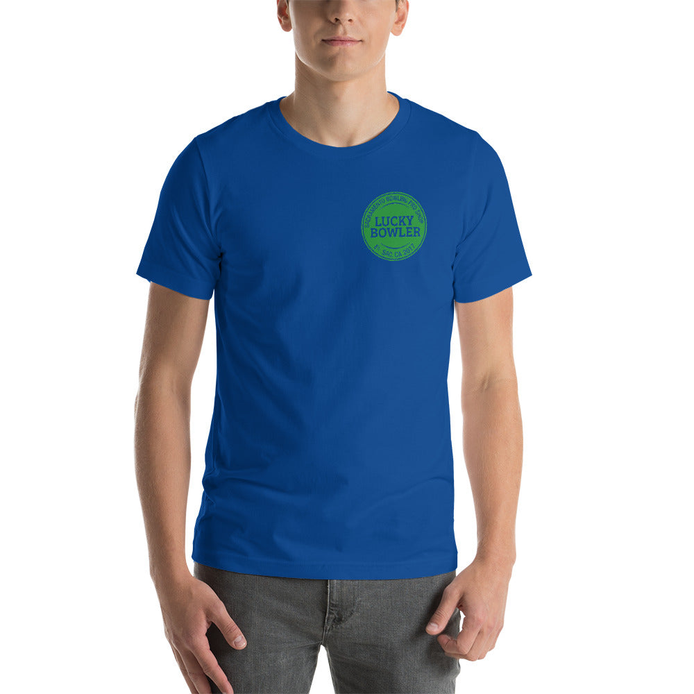 2020 Vintage Lucky Bowler T-Shirt for Men - Soft Cotton Graphic Tee with Retro Design - Perfect for Casual Wear, Bowling Nights & Street Fashion