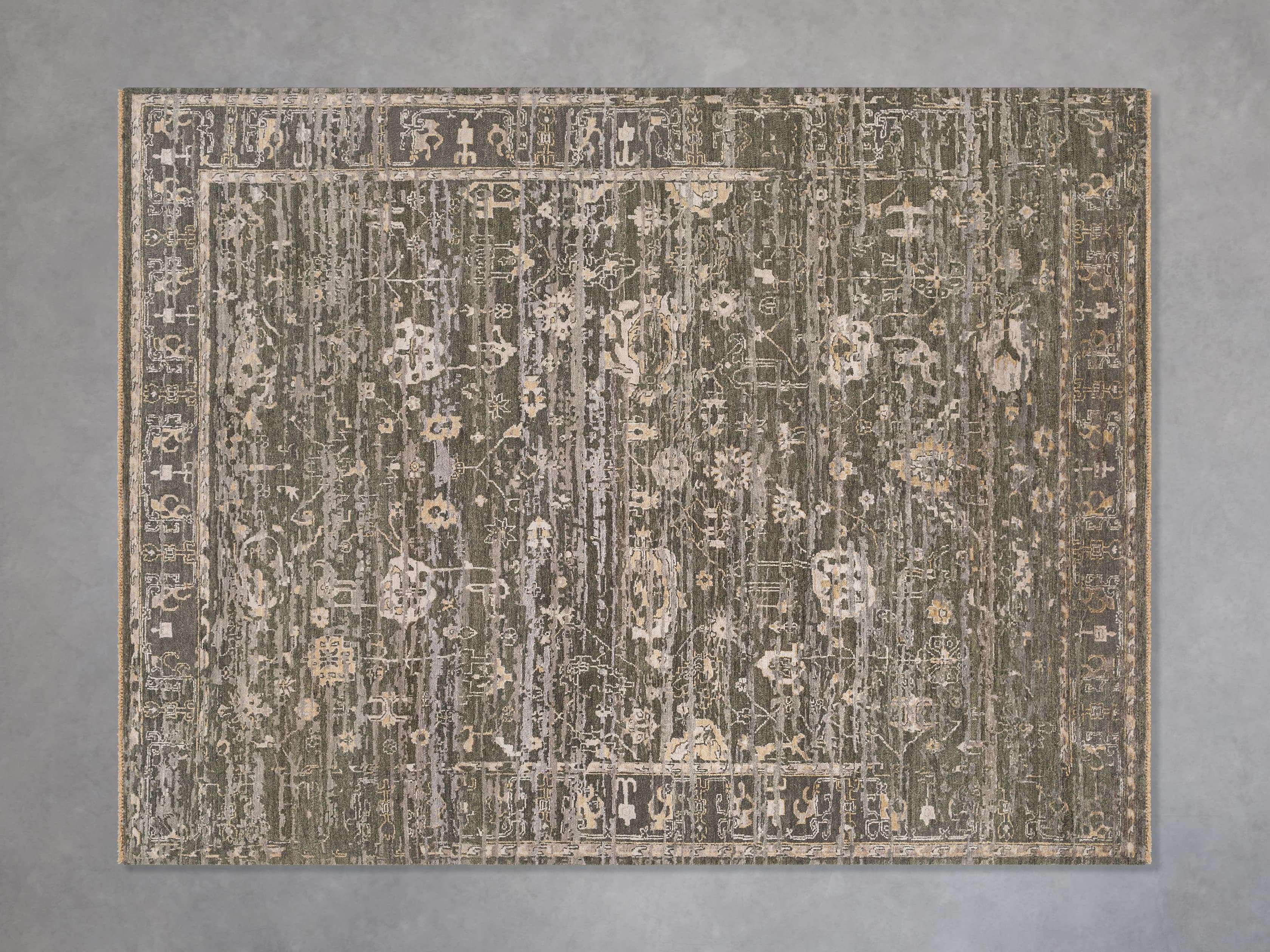 Brielle Hand Knotted Rug - Premium Handmade Wool Area Rug for Living Room, Bedroom & Dining Room - Soft & Durable Home Decor