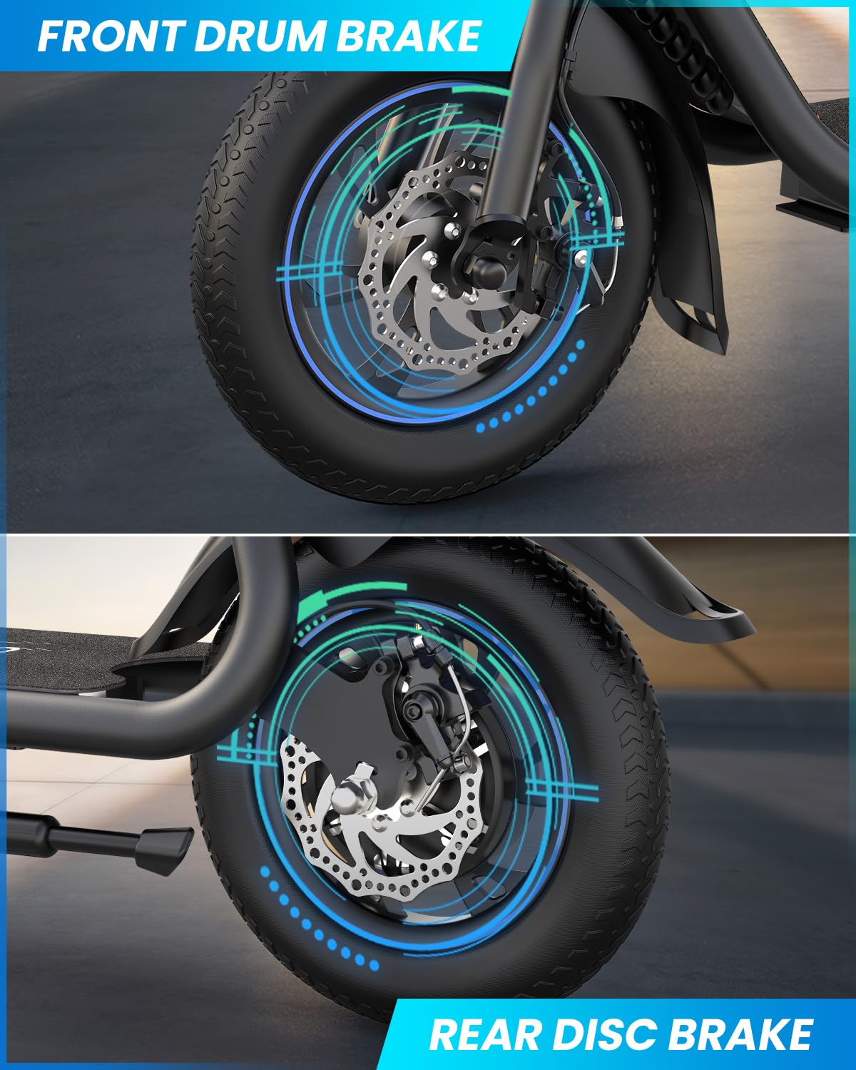 Gyroor Electric Scooter for Adults - 450W Motor, 20-25 Miles Range, 15.5-18.6 MPH Speed, LCD Display, with Basket - Perfect for Commuting, Campus Travel & Urban Exploration