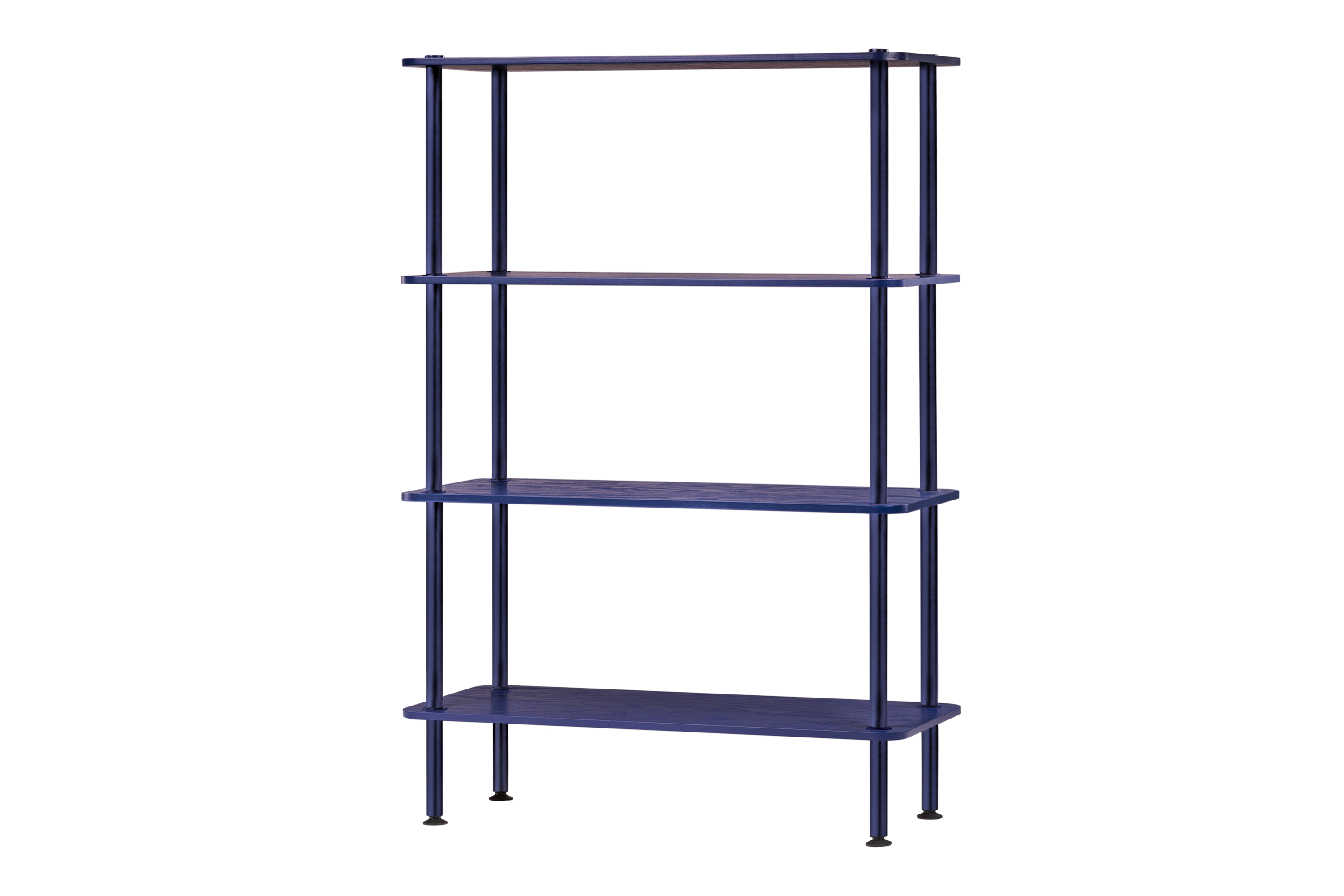 4-Tier Teidi Bookcase - Sturdy Wooden Bookshelf for Home, Office & Dorm Organization - Perfect for Storing Books, Decor & Essentials