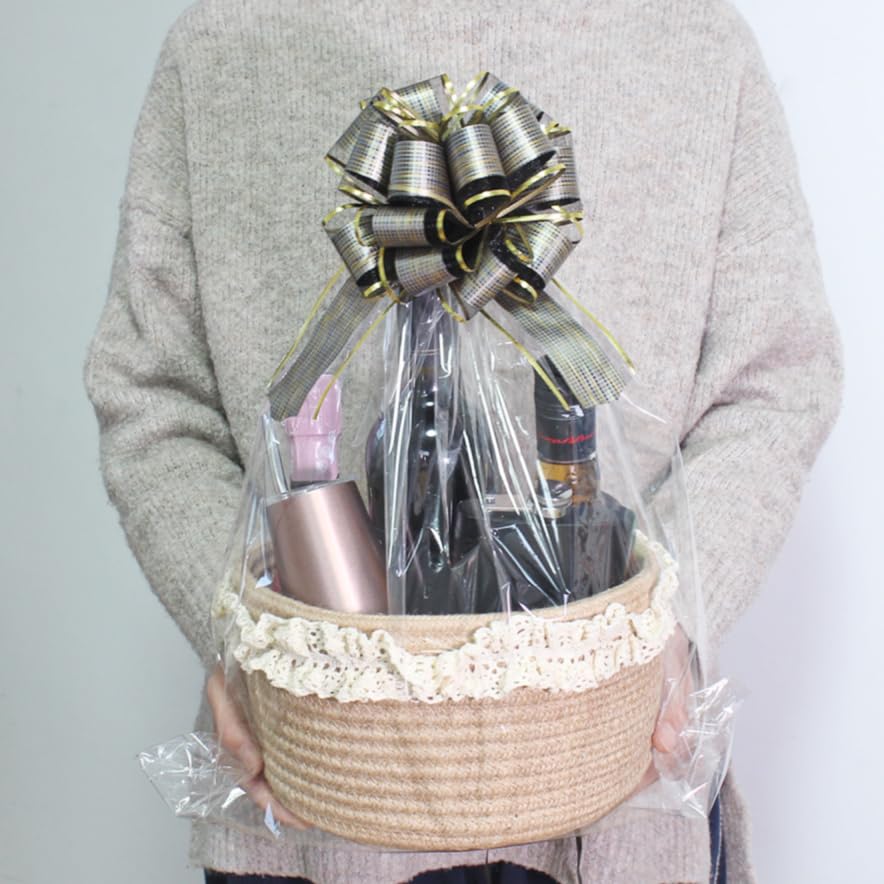 Cute Jute Rope Basket for Baby, Wedding & Home Decor - 8