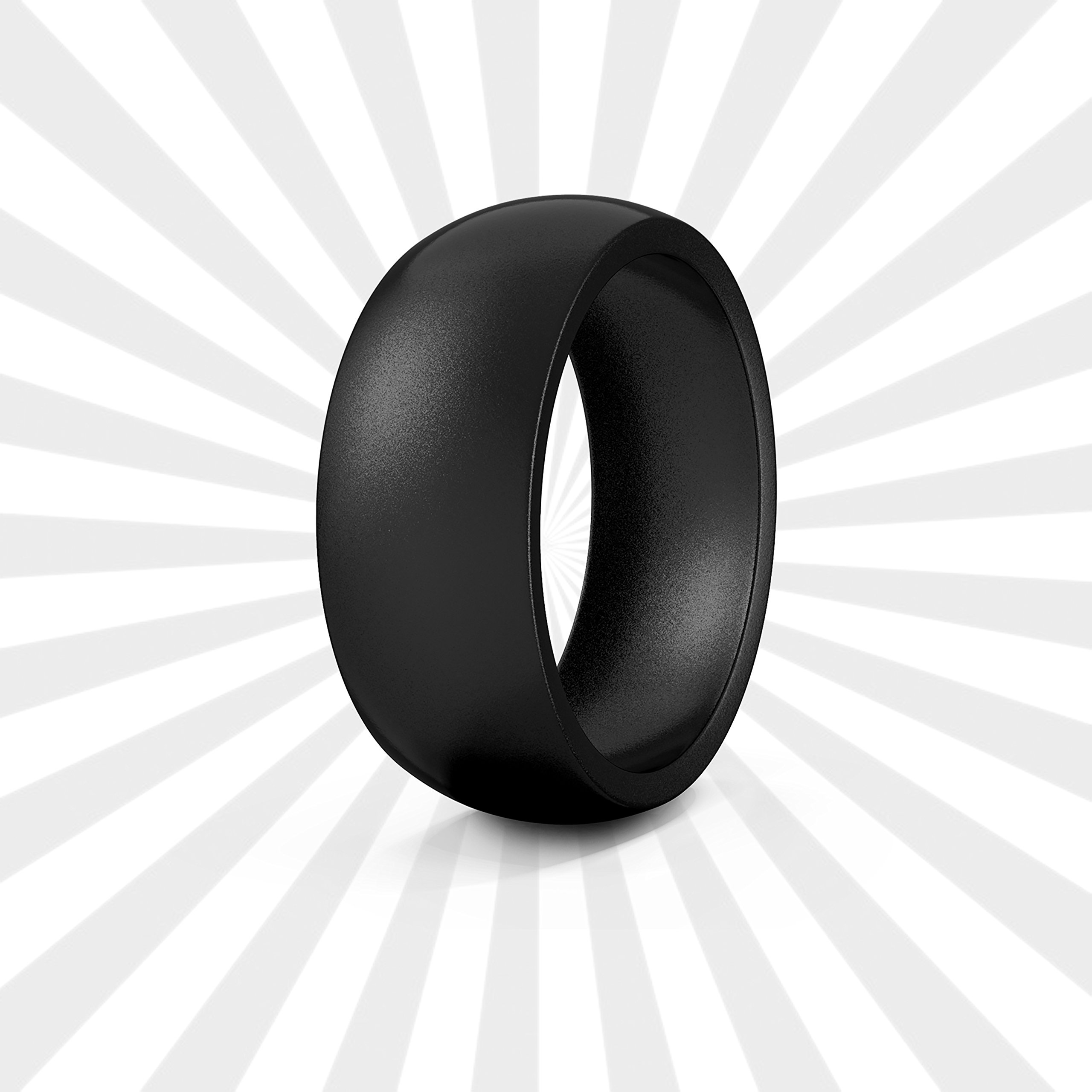 Silicone Wedding Bands for Men & Women - Durable, Comfortable Rubber Rings for Gym, Workout & Active Lifestyle | Non-Slip Exercise Bands | Perfect for Fitness, Swimming & Outdoor Activities