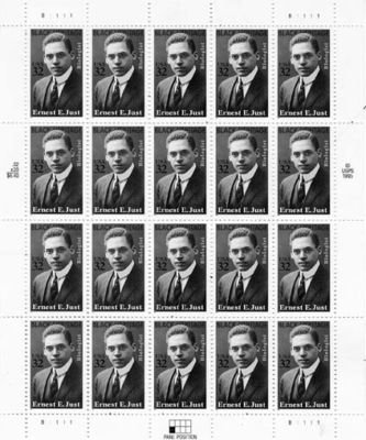 1995 Scott #3058 Ernest E. Just 32 Cent US Postage Stamps (20 Sheets) for Collectors & Philately