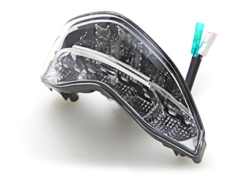 Sequential LED Tail Lights with Clear Lens for Ducati Monster 797 821 1200 (2014-2021) & Supersport (2017-2020) - High Visibility Brake Lights for Night Riding & Enhanced Motorcycle Safety