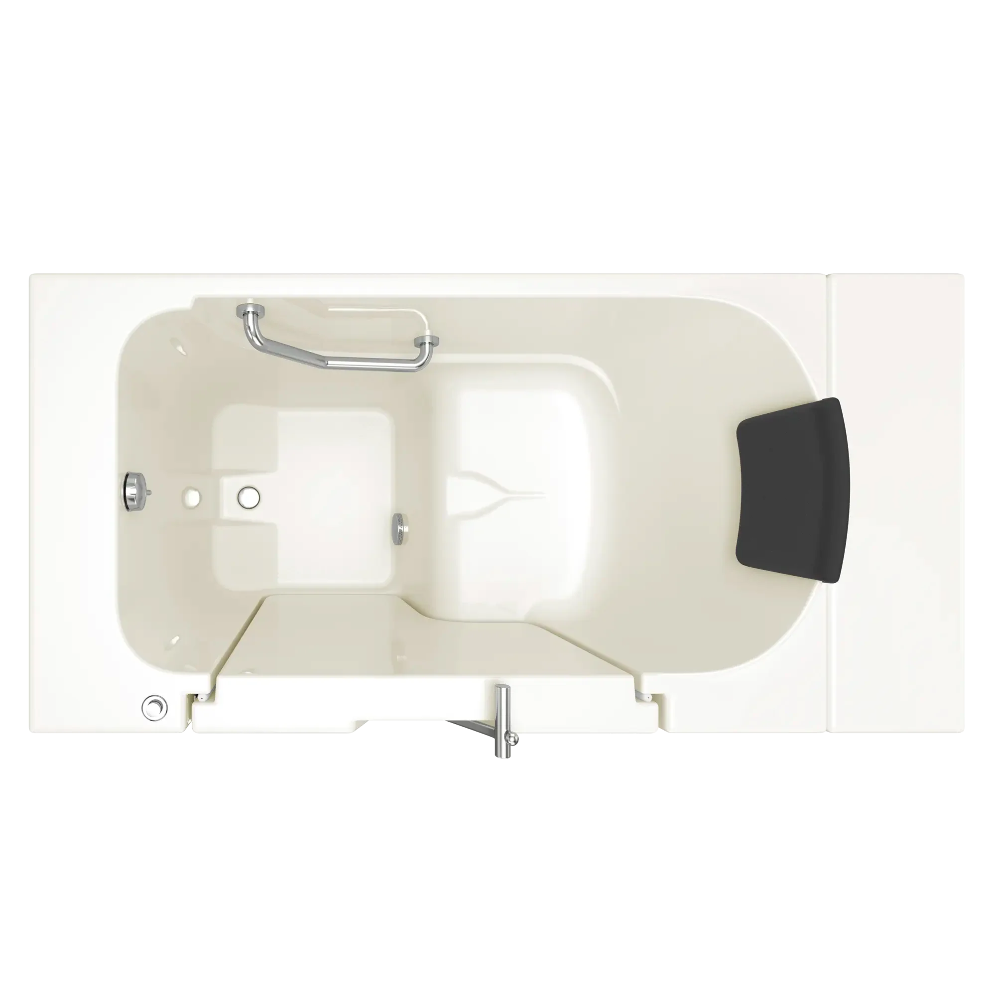 Premium 30 x 52 Inch Gelcoat Walk-In Bathtub with Soaker System - Left Hand Drain - Ideal for Seniors & Mobility Support - Spa-Like Relaxation at Home