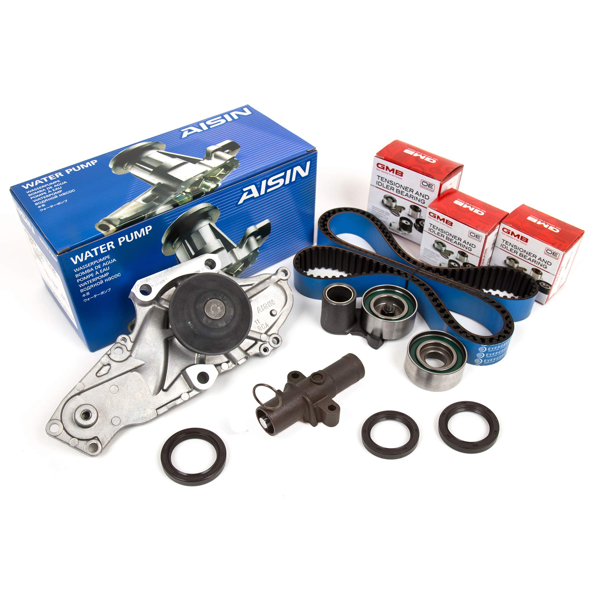 AISIN Timing Belt Kit with Water Pump for 2003-2008 Honda Pilot, Acura MDX & TL 3.5L J35A Engine - Complete Replacement Kit for Smooth Performance & Longevity | Perfect for DIY Mechanics & Professional Auto Repair Shops