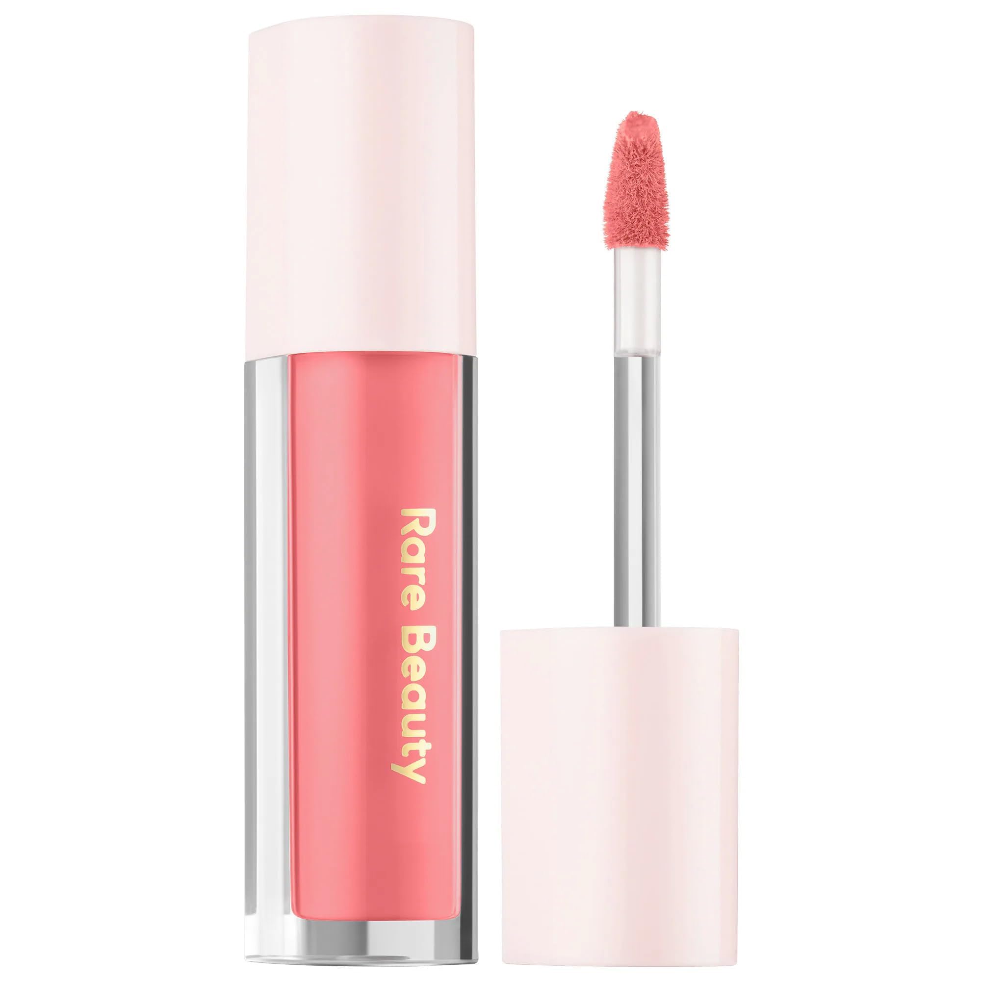 Rare Beauty by Selena Gomez Stay Vulnerable Liquid Eyeshadow - Nearly Rose Shimmering Pink | Long-Lasting Creamy Eye Makeup for Day & Night Wear