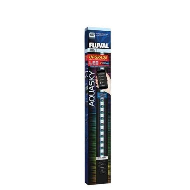 Fluval Aquasky 2.0 Bluetooth LED Aquarium Light - 25W, 83.5-106.5cm Adjustable Length for Fish Tanks - Perfect for Freshwater & Planted Aquariums