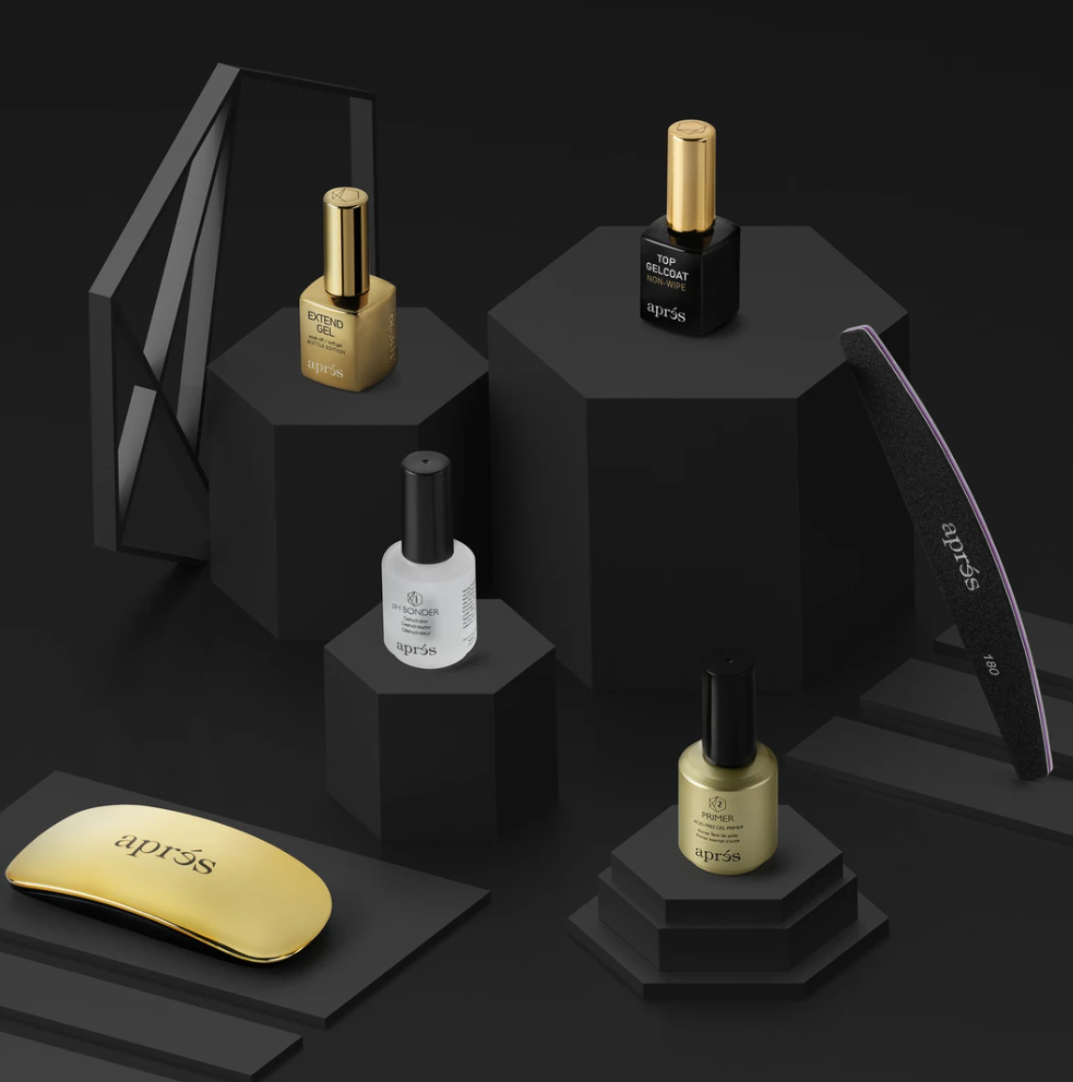 Apres Gel X Nail System Kit - Professional Gel Nail Extension Kit for Salon & Home Use - Perfect for Manicures, Nail Art & Long-Lasting Nail Extensions