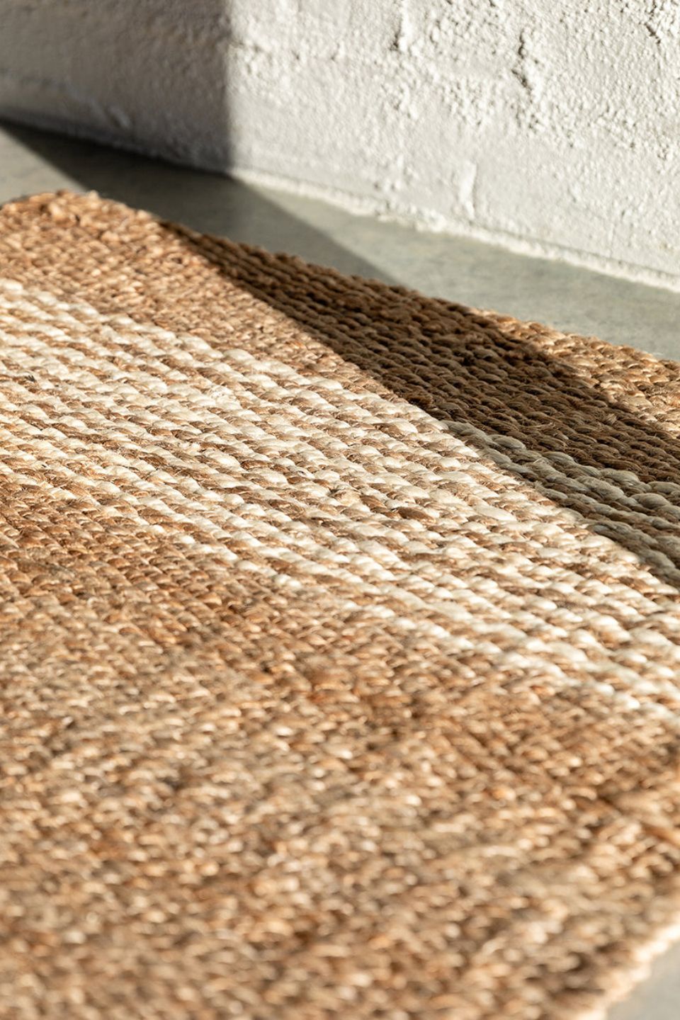 Anglesea Natural Jute Rug 60x100cm - Eco-Friendly Floor Mat for Living Room, Bedroom & Entryway - Non-Slip Home Decor Carpet