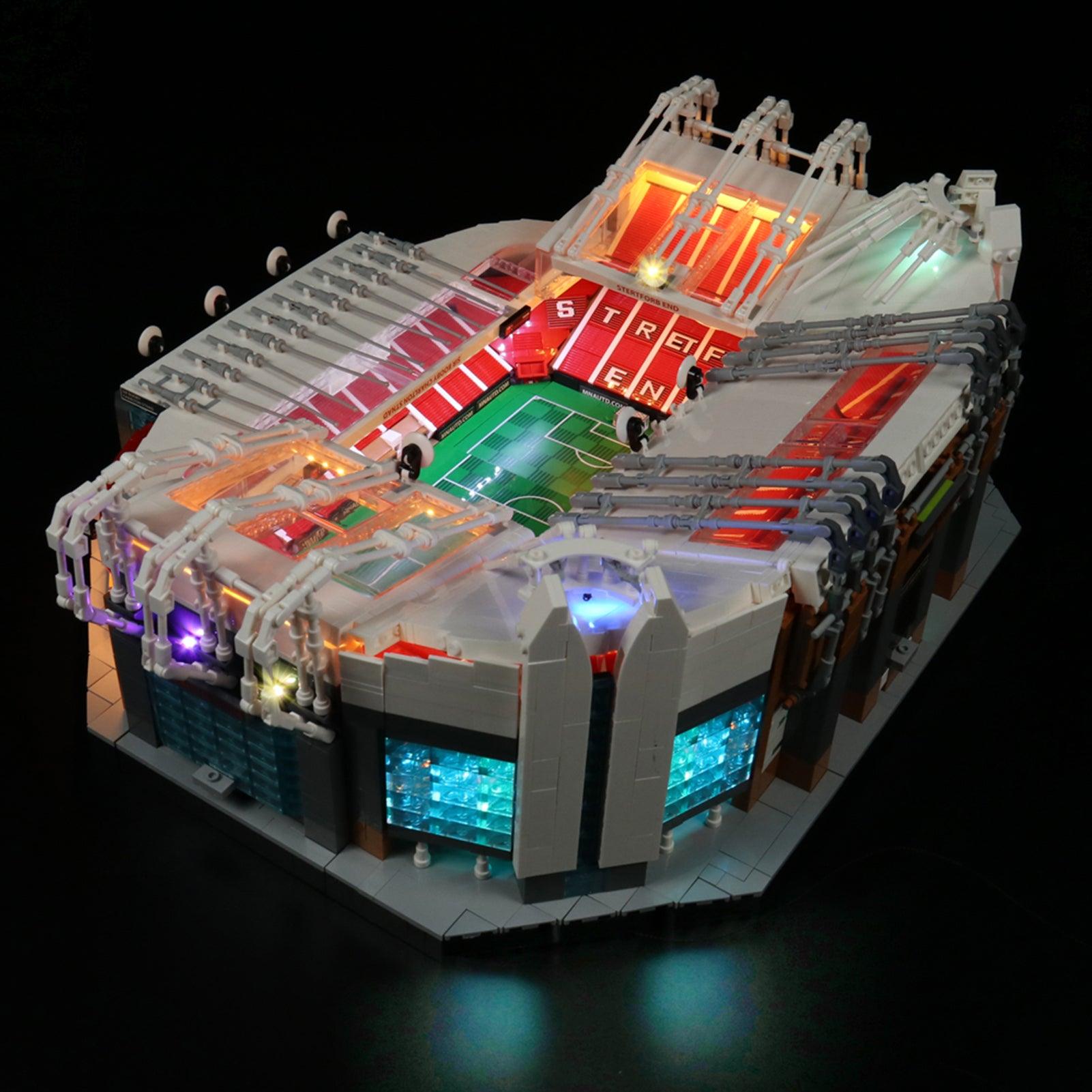 LEGO Creator Expert Old Trafford Manchester United 10272 Light Kit - LED Lighting Set for LEGO Stadium Model - Enhance Display for Home, Office & Fan Collection