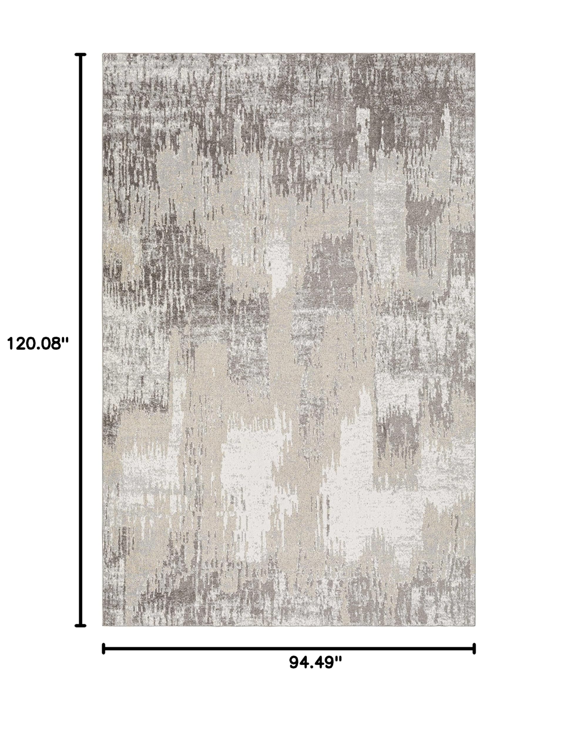 Hauteloom Kuyucak Machine Washable Area Rug - Soft & Durable for Living Room, Bedroom - 7'10