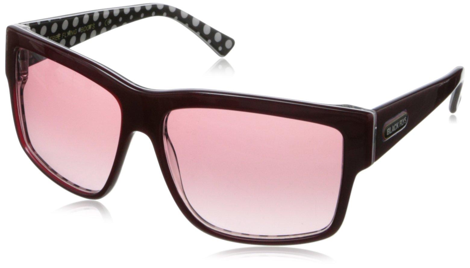 Black Flys Free Flying Square Sunglasses - Polarized UV Protection for Men & Women - Stylish Outdoor, Driving, Beach & Travel Accessories