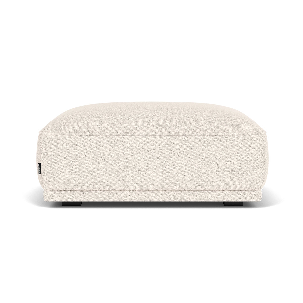 Leonora Boucle Ottoman Stool - Soft Velvet Upholstered Round Footrest Pouf for Living Room, Bedroom, and Nursery - Perfect for Extra Seating and Stylish Home Decor