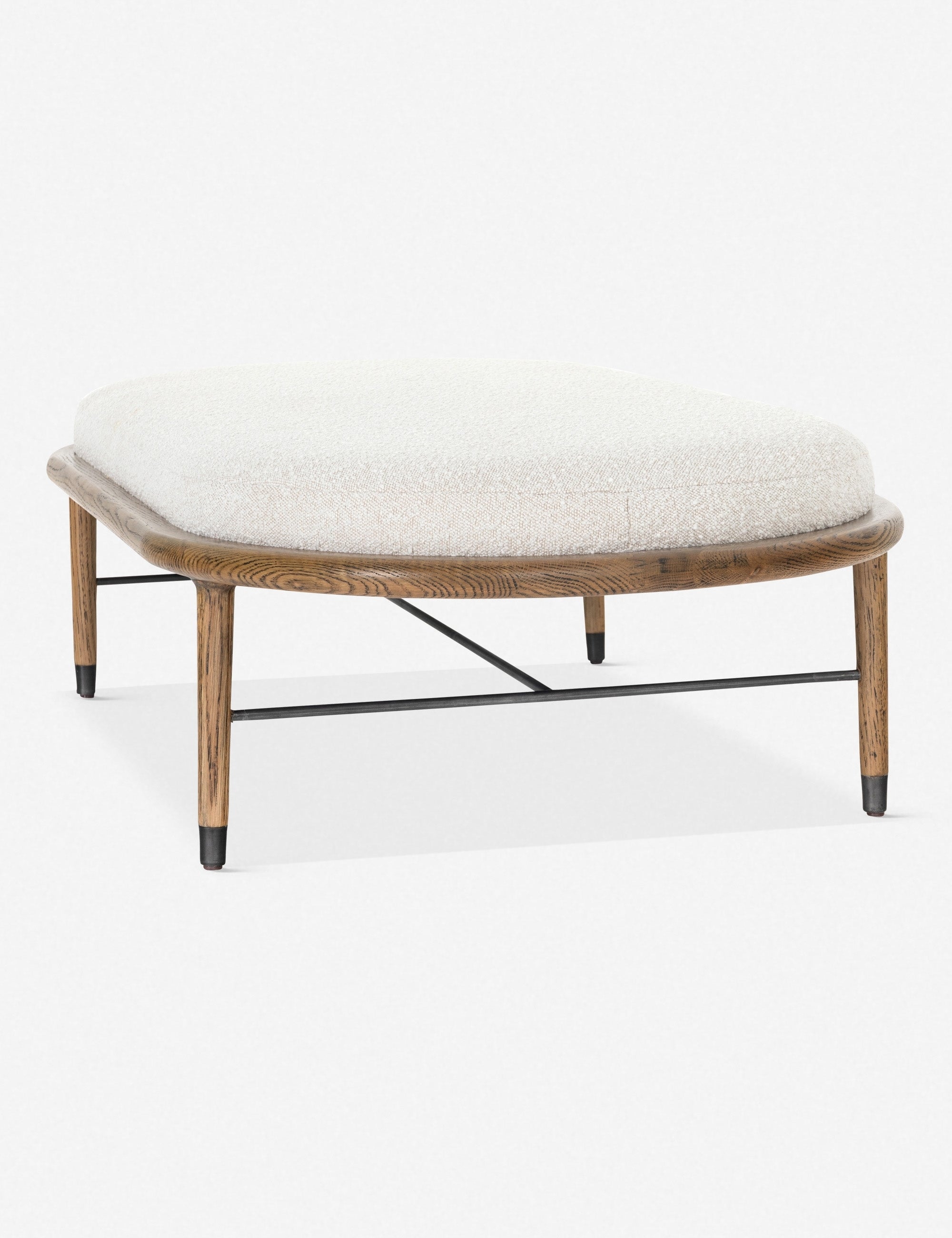 Alban Bench - Modern Wooden Bench with Solid Oak Frame, Comfortable Seat for Living Room, Bedroom, or Entryway - Perfect for Home Decor, Indoor Seating, and Small Spaces