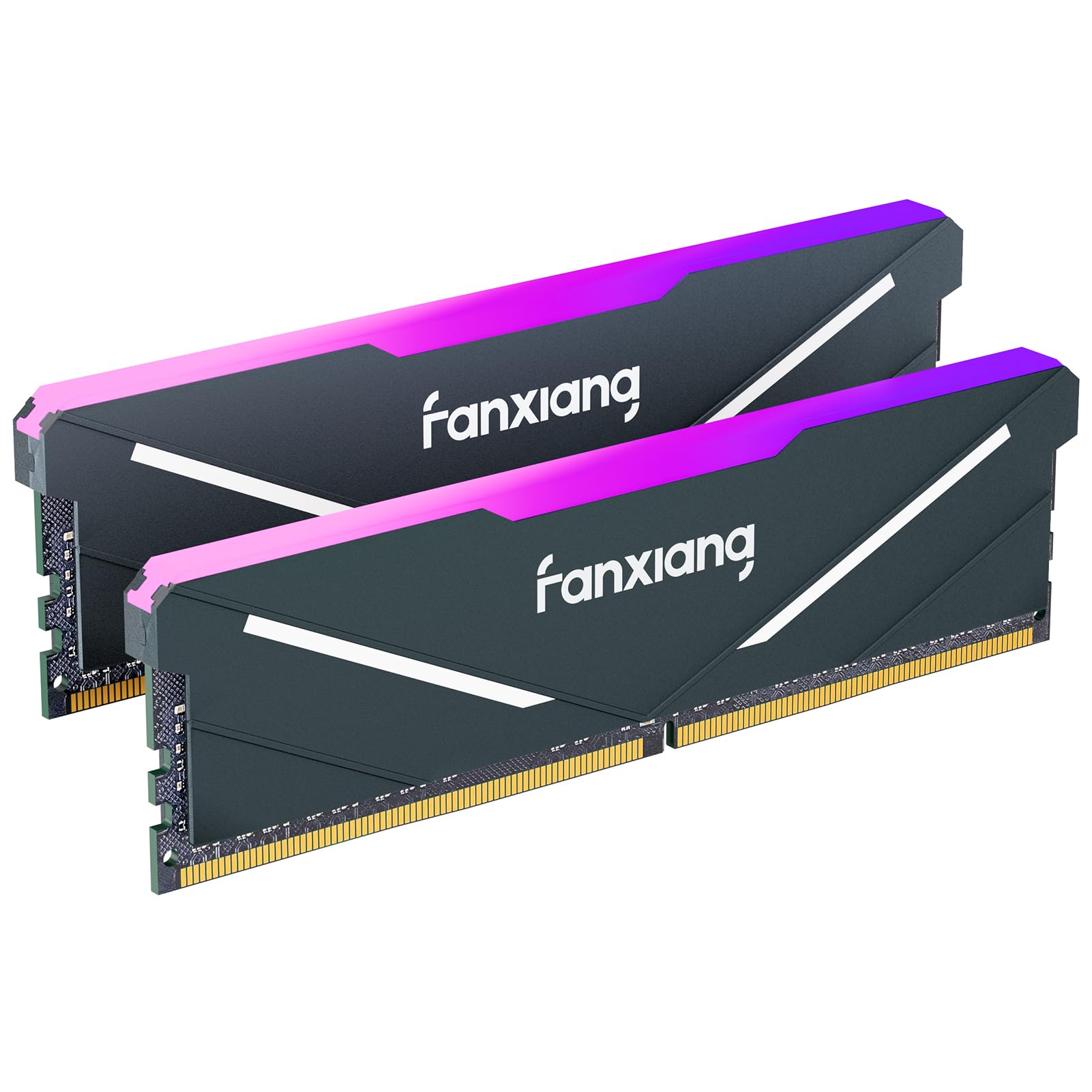 Fanxiang 32GB (2x16GB) DDR4 3200MHz RGB Gaming RAM with Heatsink - High Performance Desktop Memory for AMD & Intel PCs | Perfect for Gaming, Streaming & Content Creation