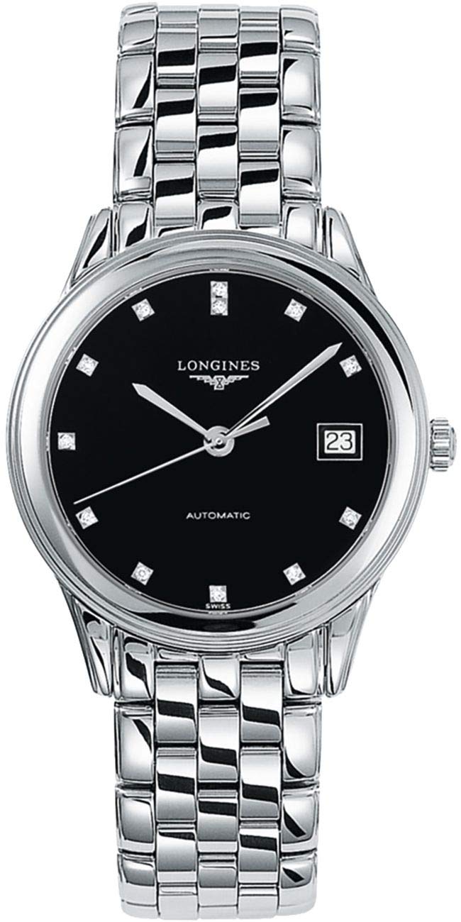 Longines Men's Master Collection Automatic Watch L4.774.4.57.6 - Stainless Steel Case, Silver Dial, Leather Strap - Luxury Dress Watch for Business & Formal Occasions