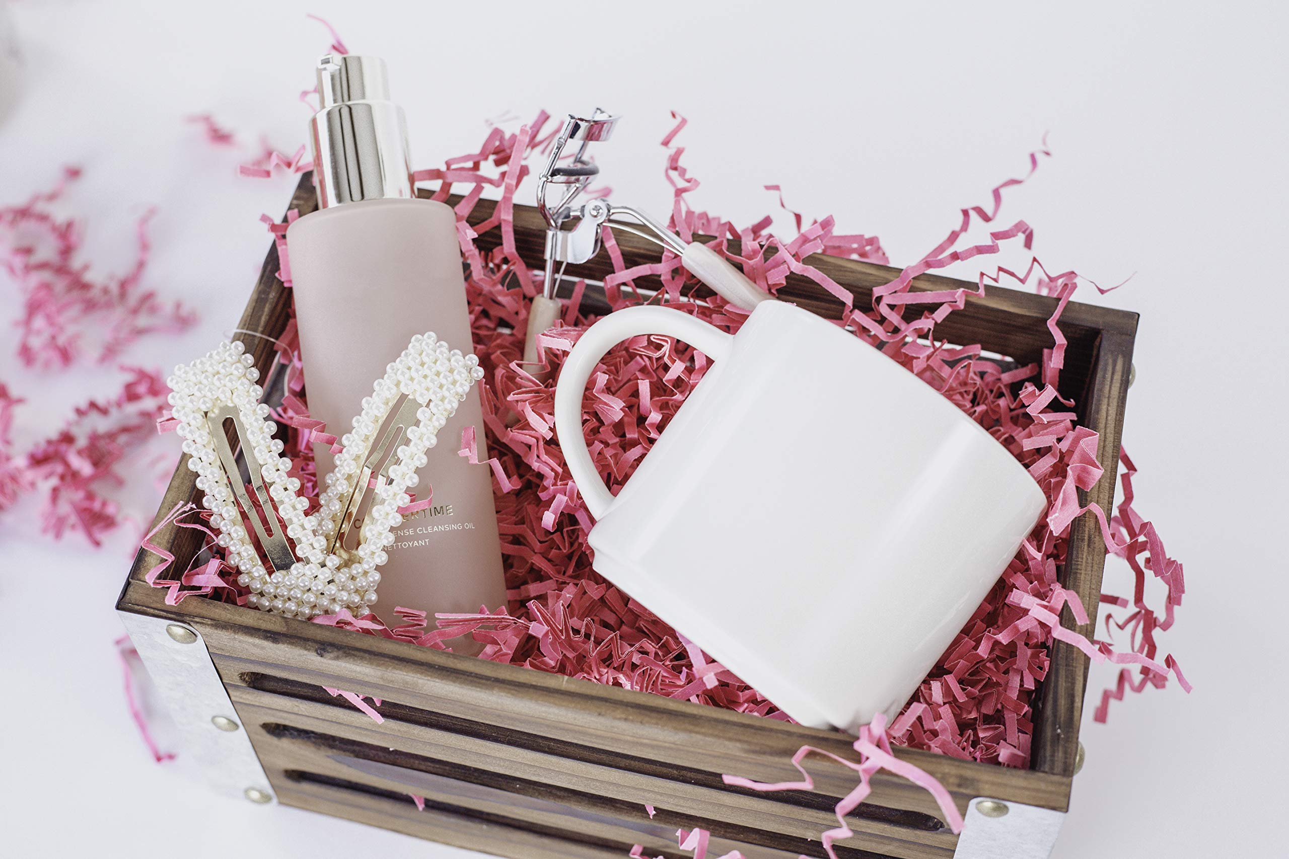 Crinkle Cut Kraft Paper Shred Filler - Eco-Friendly Gift Wrapping & Packing Material for Baskets, Boxes, Bags | Goretix LLC | Perfect for Holidays, Party Decor & Shipping Protection