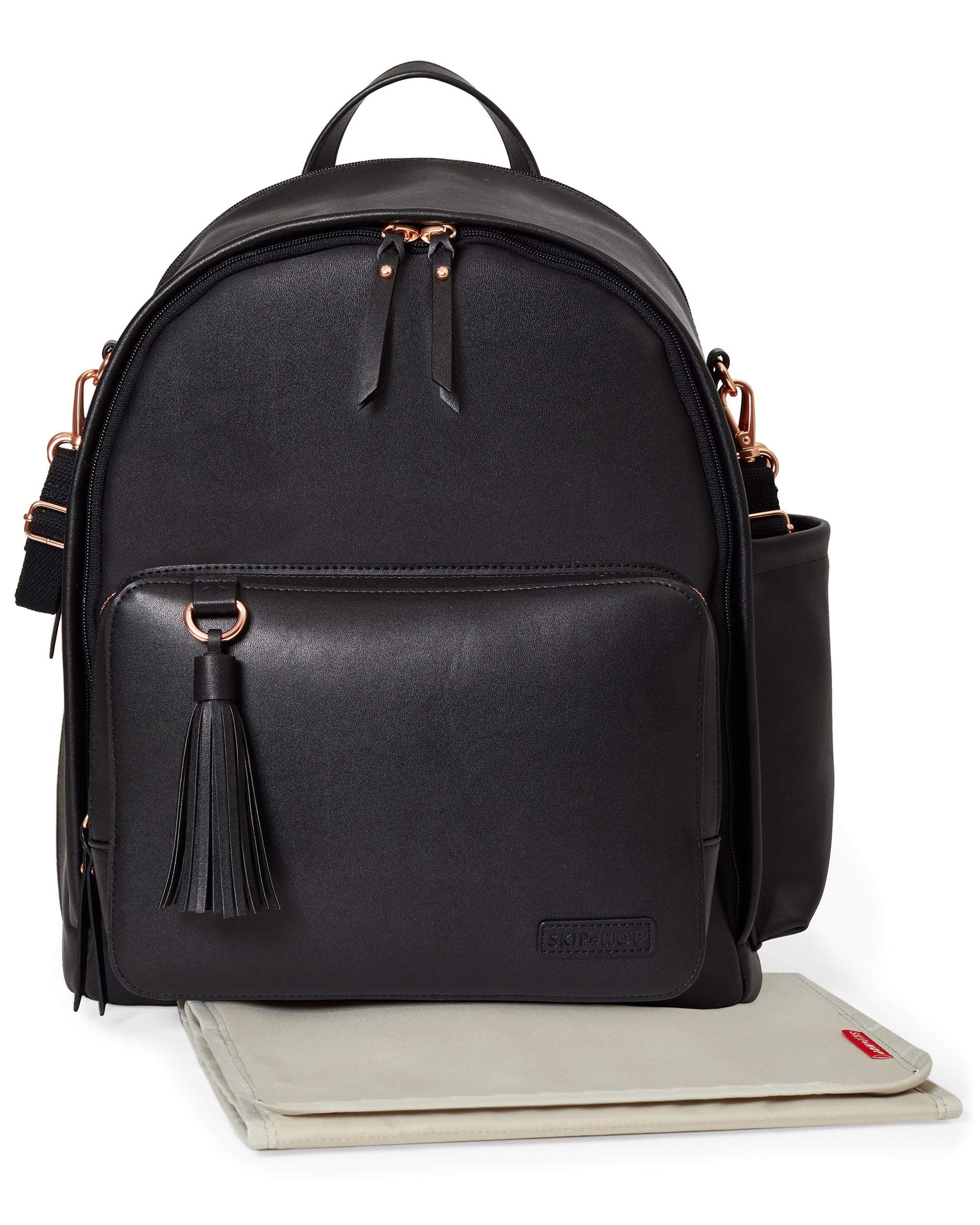 Skip Hop Greenwich Simply Chic Backpack - Stylish Diaper Bag for Moms & Dads - Perfect for Daycare, Travel & Everyday Use