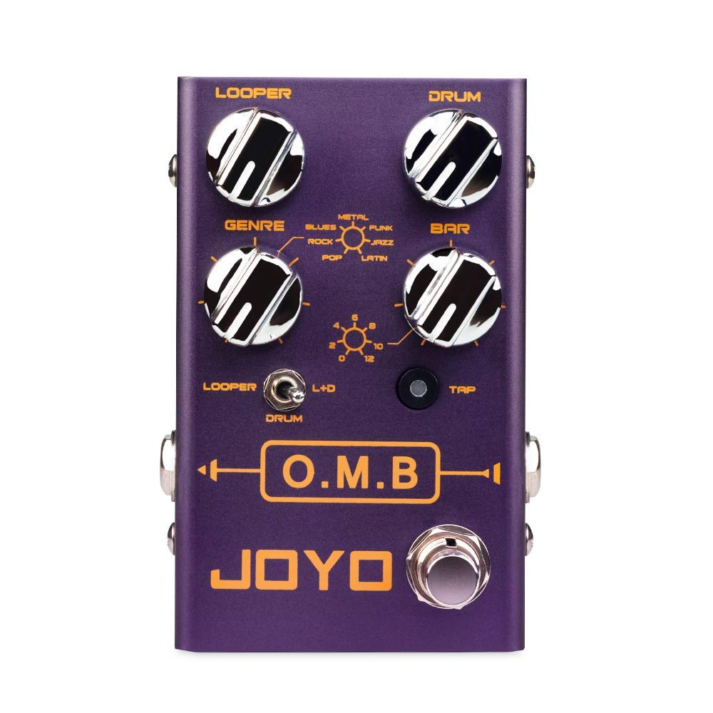 JOYO R-06 Looper Drum Machine & R-03 Metal Distortion Pedal Bundle for Electric Guitar - Best Budget Effects Combo for Live Performance & Home Recording