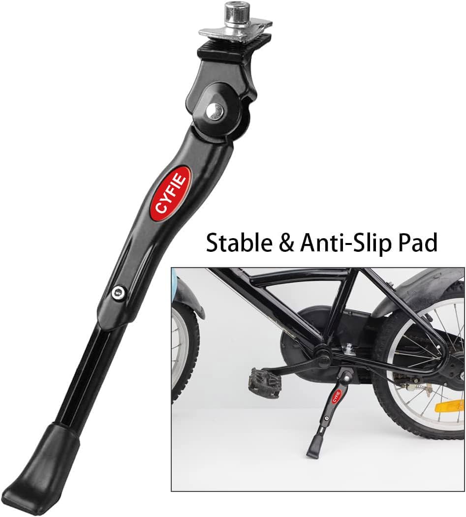 Adjustable Aluminum Alloy Bike Kickstand for 16-20 Inch Wheels - Universal Fit for Kids, Mountain, Road & Adult Bicycles - Perfect for Commuting, Leisure Rides & Sports Cycling
