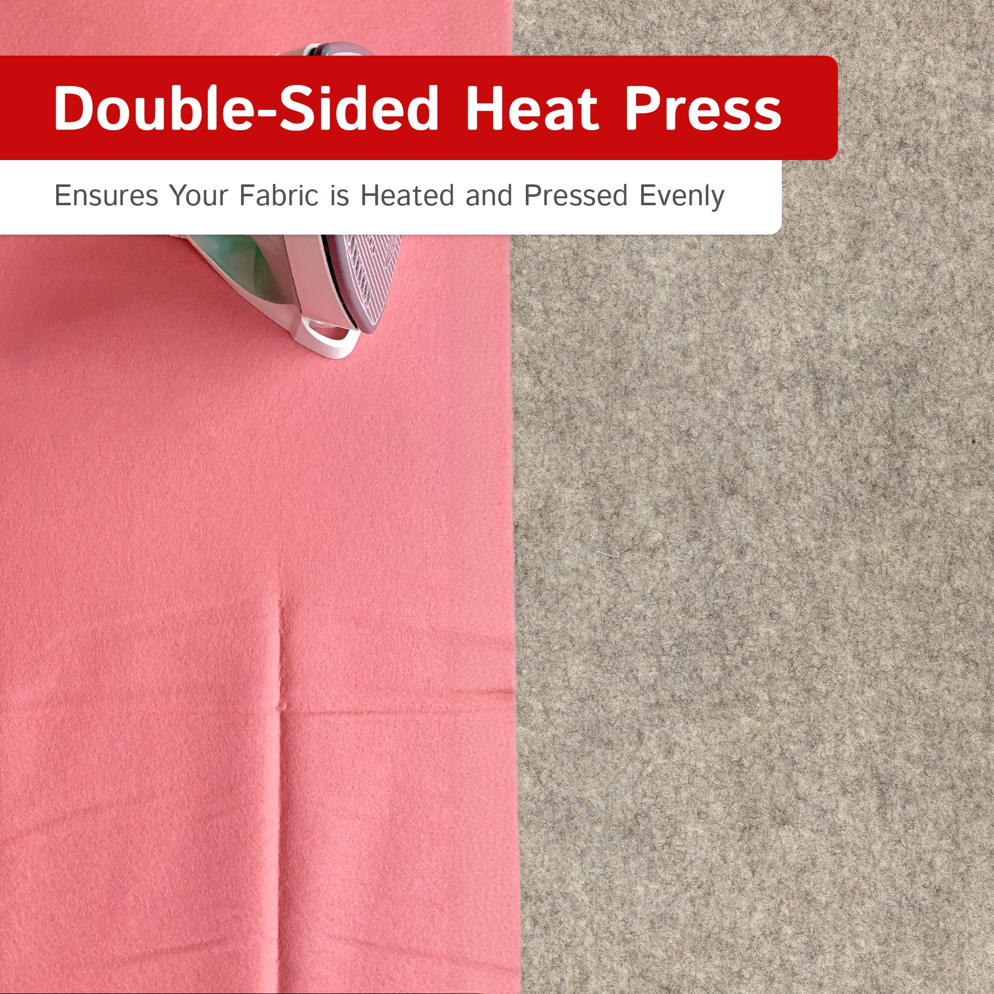 Premium New Zealand Wool Ironing Mat - Double-Sided Heat Resistant Pressing Pad for Quilting & Sewing | Portable Iron Station for Crafters, Tailors & DIY Projects | Perfect for Home Studios, Workshops & Travel Use