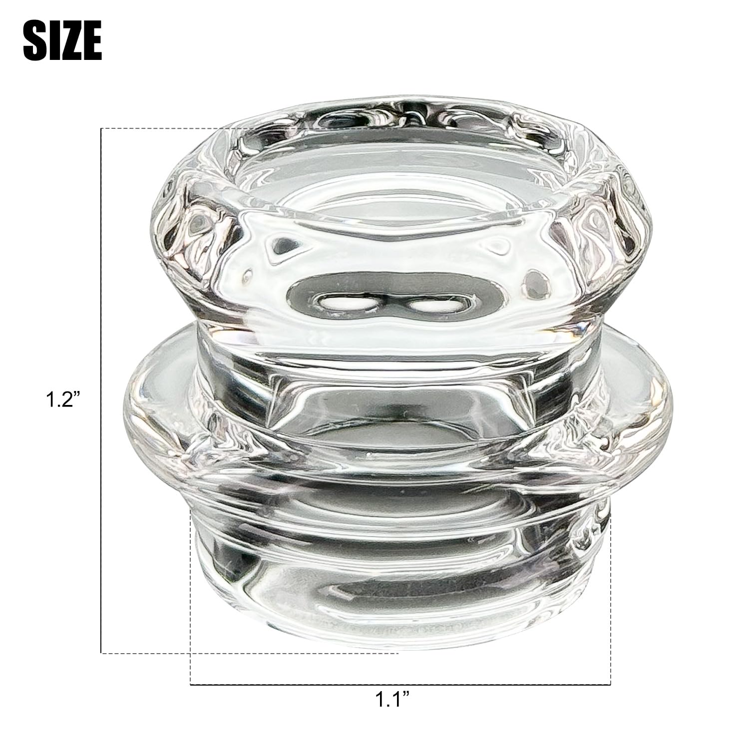 **Borosilicate Glass Coffee Percolator Knob Replacement - Heat Resistant & Durable for Electric & Camping Percolators - Perfect for Outdoor Adventures & Home Brewing**