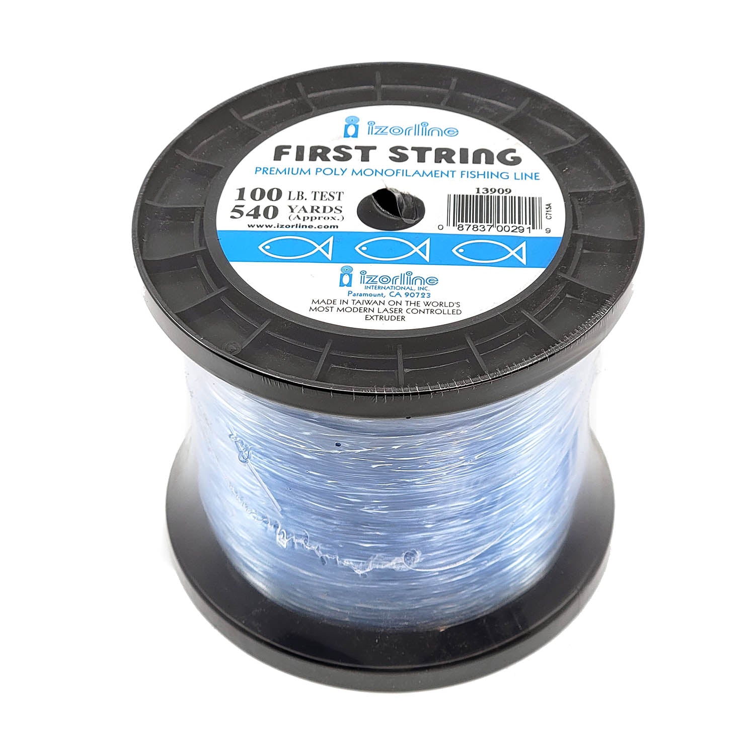 Izorline First String Monofilament Fishing Line - 1LB Spool - Premium Saltwater & Freshwater Fishing Line for Bass, Trout, and Walleye