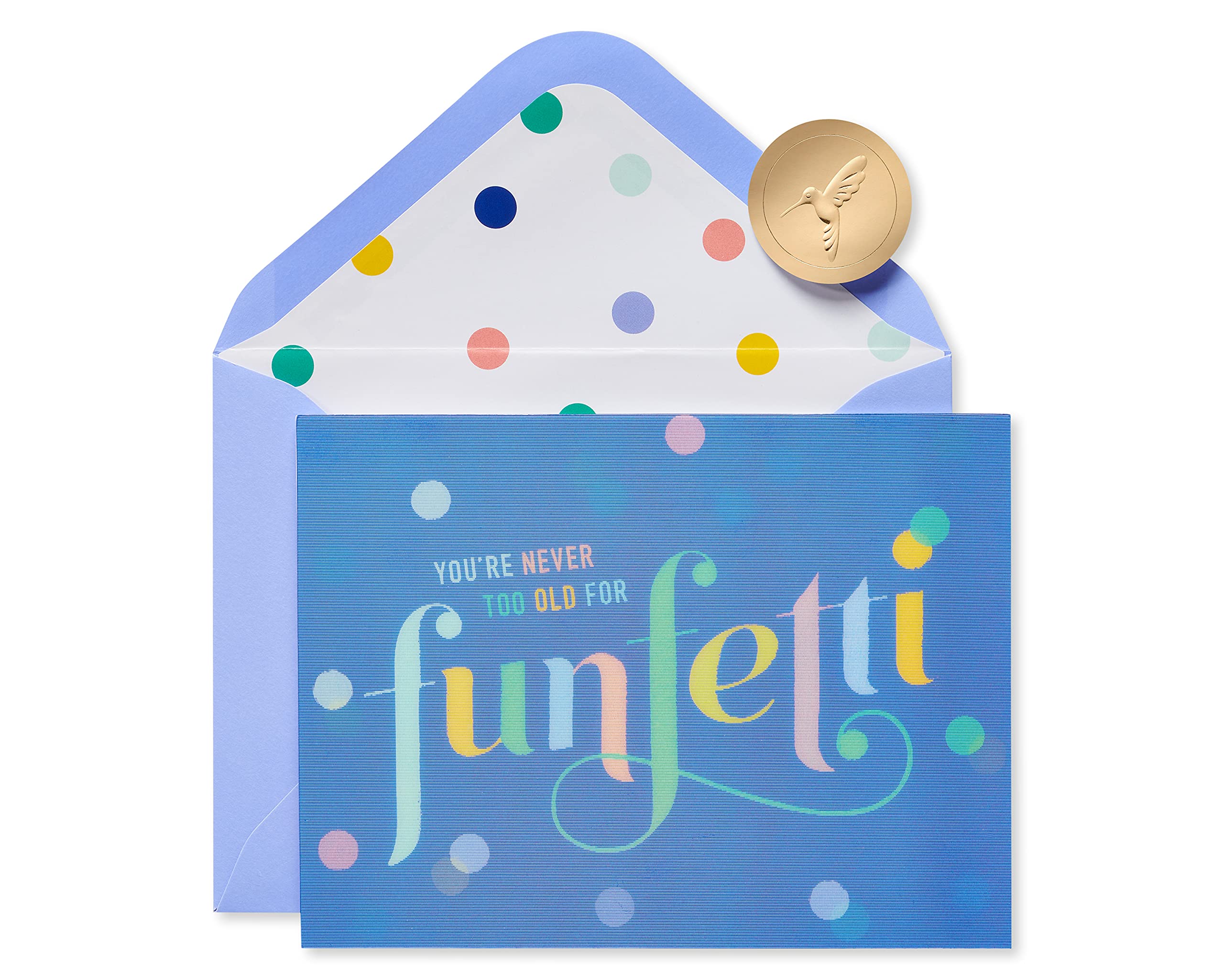 Papyrus Birthday Card - Happy Birthday Funfetti Greeting Card for Women & Men | Perfect for Parties, Celebrations & Special Occasions