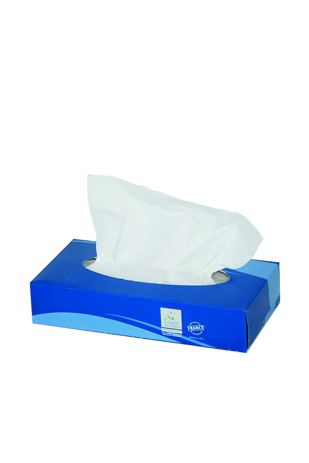 Evadis White Pure Cotton Facial Tissues Box - 100 Sheets | Soft & Gentle for Everyday Use at Home, Office, or Travel