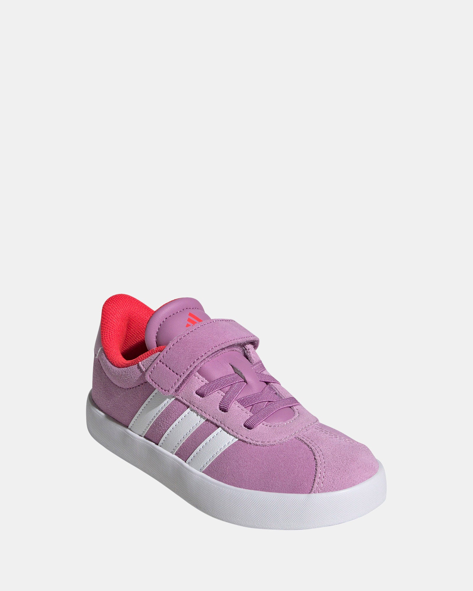Vl Court 3.0 Self-Fastening Sneakers for Kids - Pre-School Shoes in Purple & White - Perfect for School, Playtime & Everyday Wear