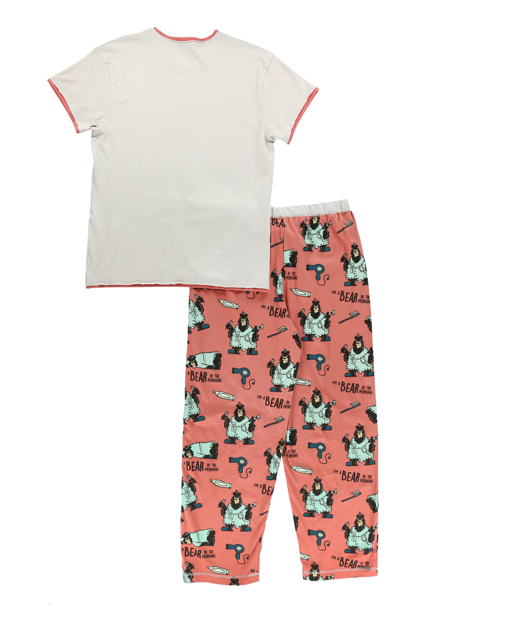 Lazy One Women's Pajama Set - Short Sleeve Cute Print Sleepwear, Soft & Comfortable Lounge Pajamas for Women, Perfect for Sleepovers, Relaxing at Home or Gift Giving